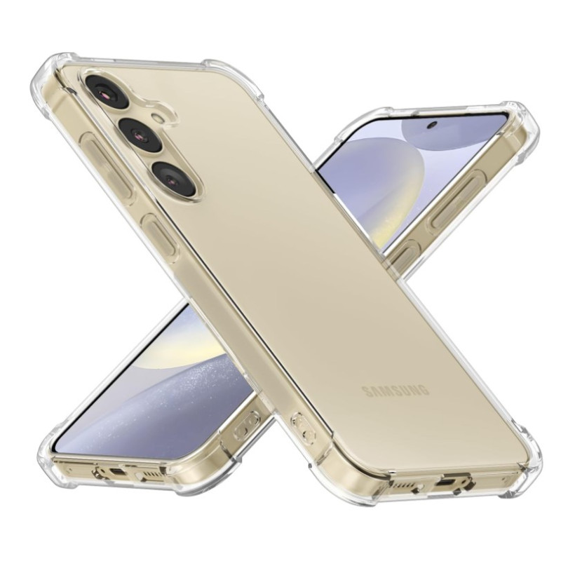 Galaxy S24 Plus 5G (S926) : Coque silicone TPU transparente renforcée