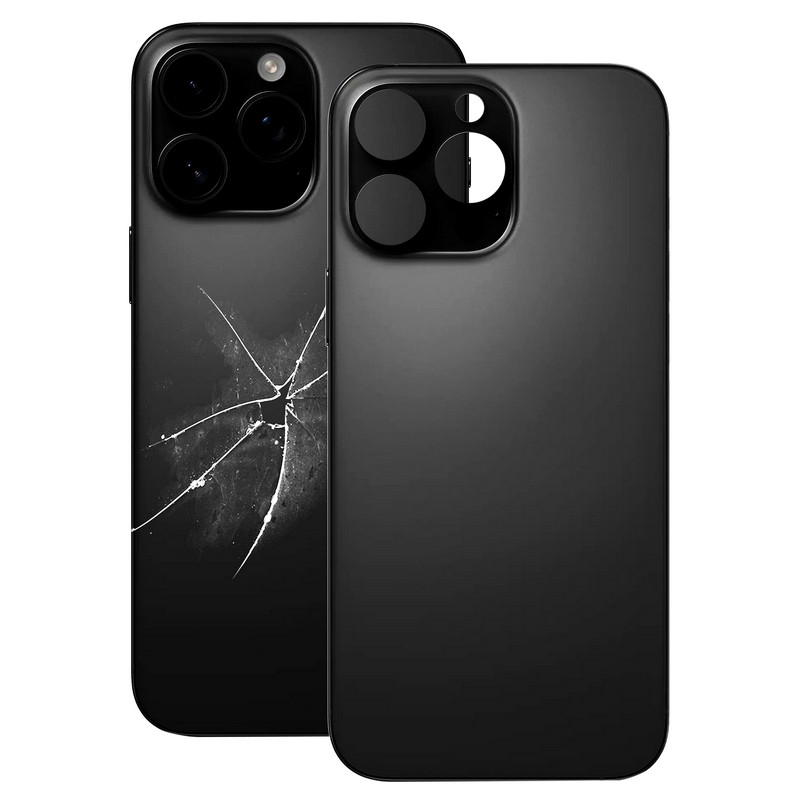 Vitre arrière iPhone 16 Pro Titane Noire