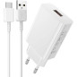 Pack chargeur rapide + câble USB-C original Xiaomi Pack chargeur rapide + câble USB-C original Xiaomi