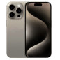 iPhone 15 Pro Titane Naturel, factice