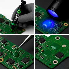 Masque isolant UV circuits électroniques