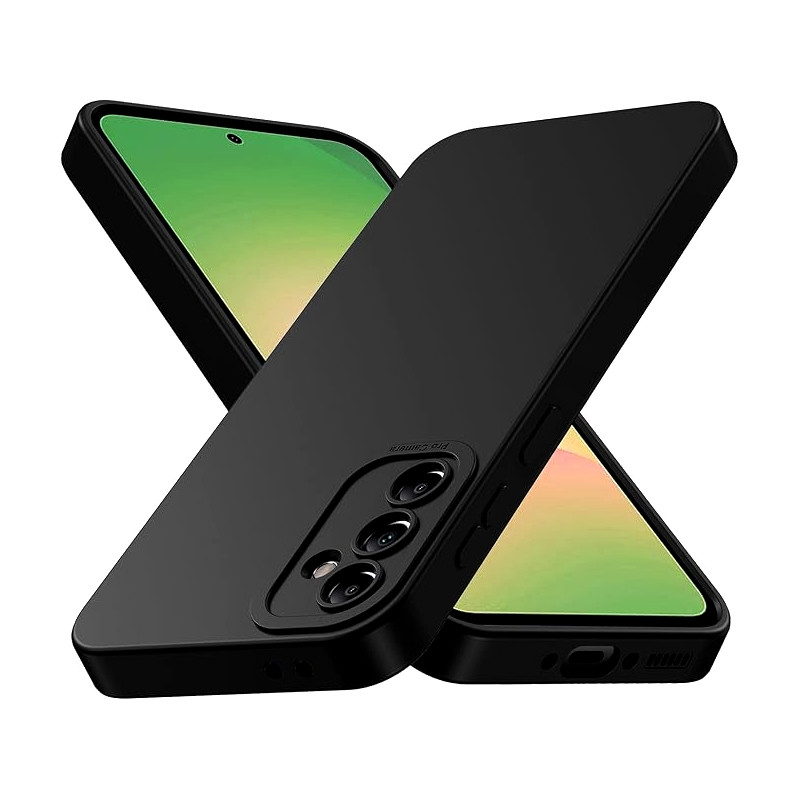Galaxy A56 5G (A566) : Coque silicone TPU Noire Galaxy A56 5G (A566) : Coque silicone TPU Noire