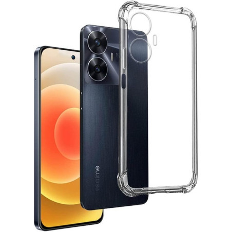 Realme Narzo N55 : Coque silicone TPU souple transparente