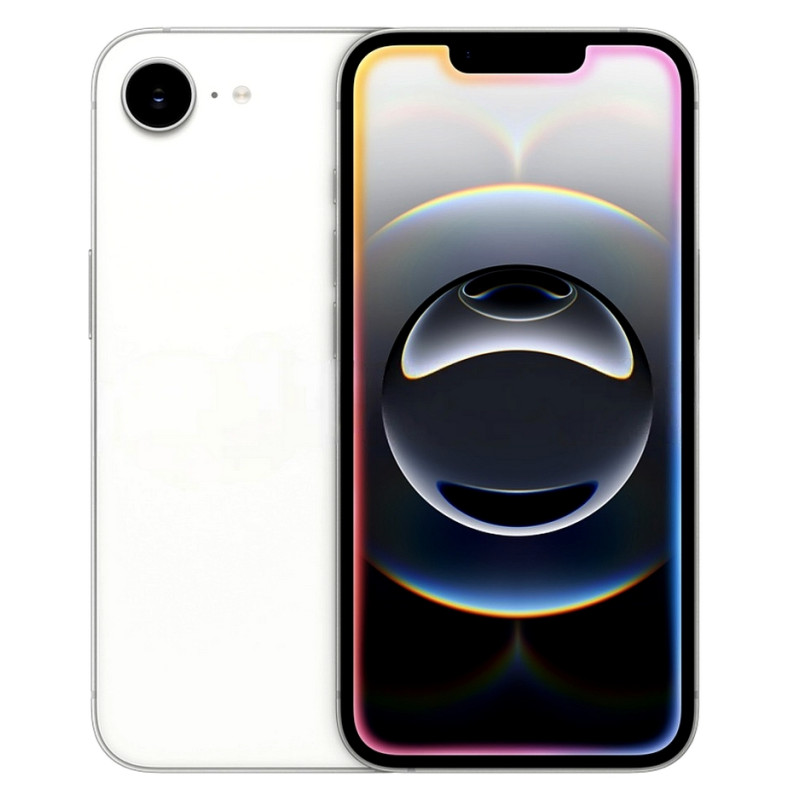 iPhone 16e factice, Blanc iPhone 16e factice, Blanc