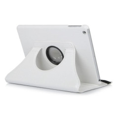 Etui simili cuir blanc 360° iPad 2, 3, 4