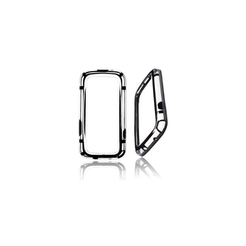 Samsung Galaxy S3 et S3 4G : Housse bumper noir transparent - accessoire