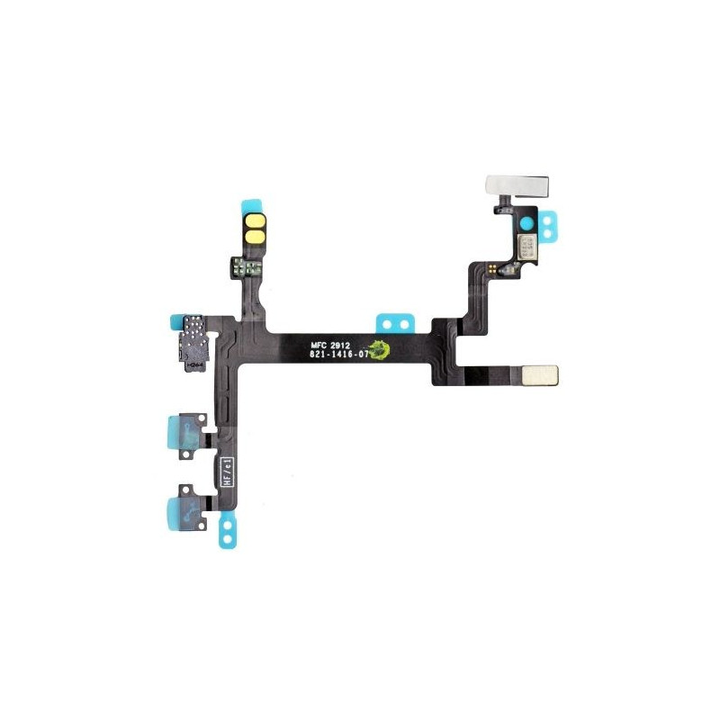 iPhone 5 : Nappe Power Vibreur Volume - pièce détachée