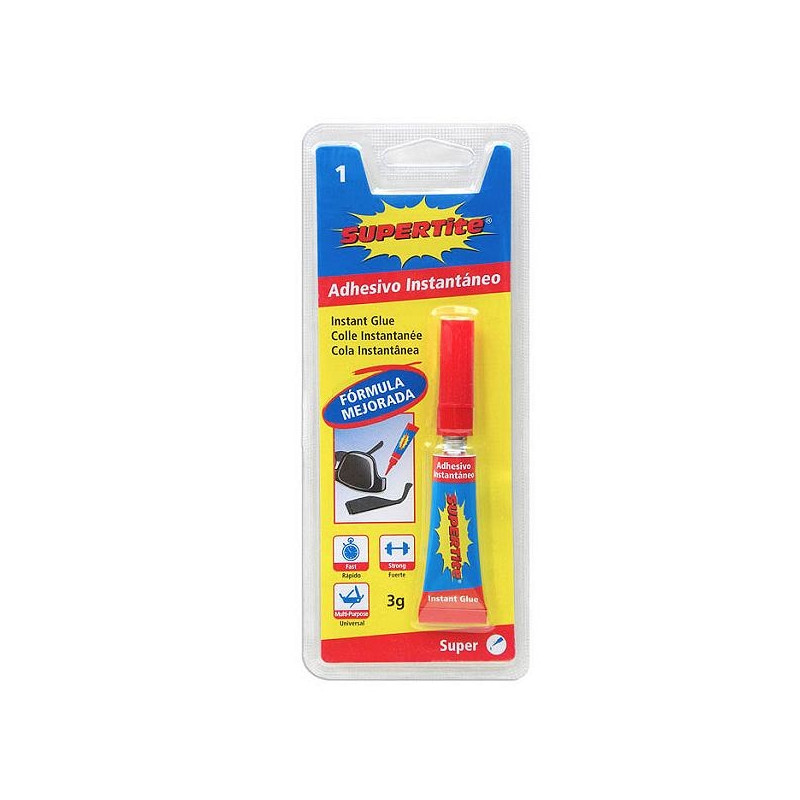 Colle Super Glue Extra Forte, séchage rapide