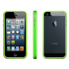 iPhone 5 / 5S / SE : Bumper -vert