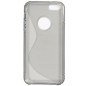 iPhone 5 / 5S / SE : Etui gel gris transparent