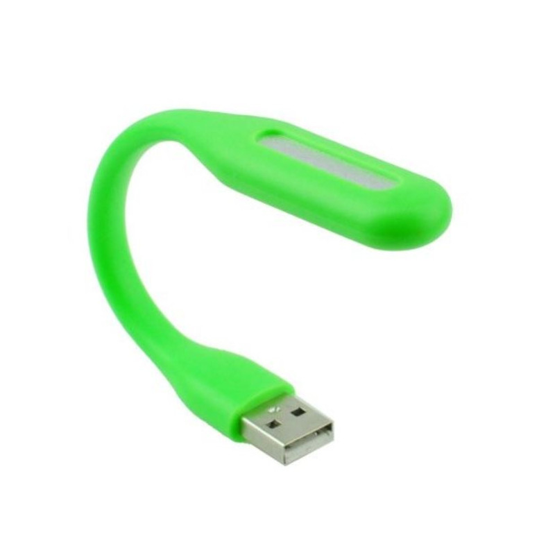 Lampe USB Led flexible Verte pour PC portable ou Mac