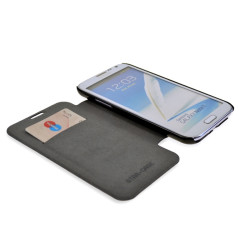 Galaxy Note 2 : Etui cover intégral noir - accessoire