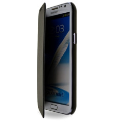 Galaxy Note 2 : Etui cover intégral noir - accessoire