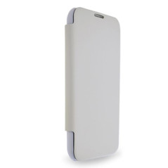 Galaxy Note 2 : Etui cover intégral Blanc - accessoire