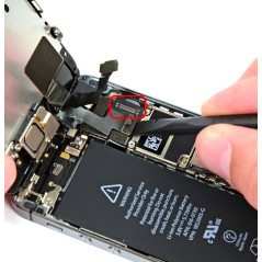 iPhone 5S : connecteur appareil caméra / photo arrière carte mère - pièce détachée à souder 