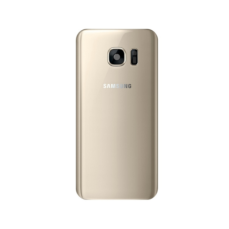 Galaxy S7 Edge SM-G935F : Vitre arrière Or (Gold) cache batterie  officiel Samsung