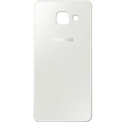 Samsung Galaxy A3 (20détaché16) A310F : Vitre arrière Blanc - pièce e