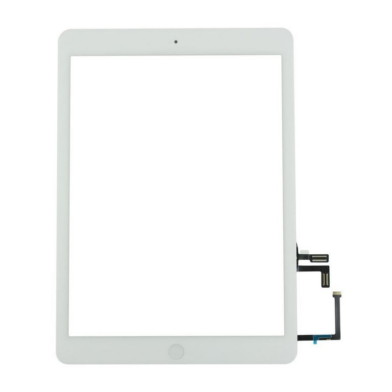 iPad Air : Vitre tactile complète blanche