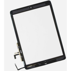 Vitre tactile complète noire pour iPad Air