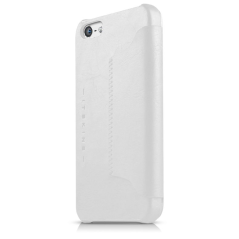 iPhone 5 / 5S / SE : Etui Itskins visionary blanc