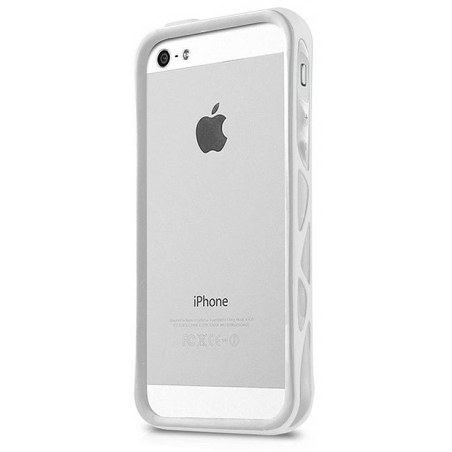 iPhone 5 / 5S / SE : bumper Itskins venum blanc