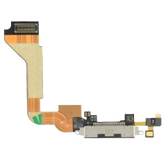  iPhone 4 : Connecteur de charge  orange + micro - pièce détachée 