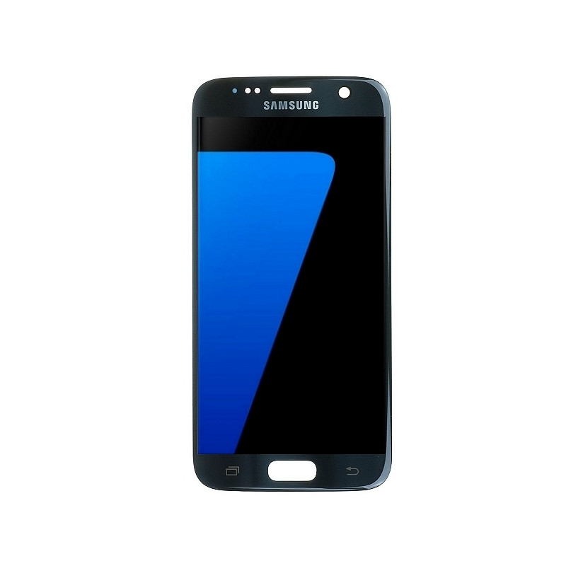 Galaxy S7 : Vitre écran complet noir. Original Samsung