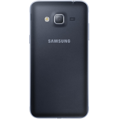 Galaxy J3 2016 SM-J320F : Cache batterie Noir Officiel Samsung