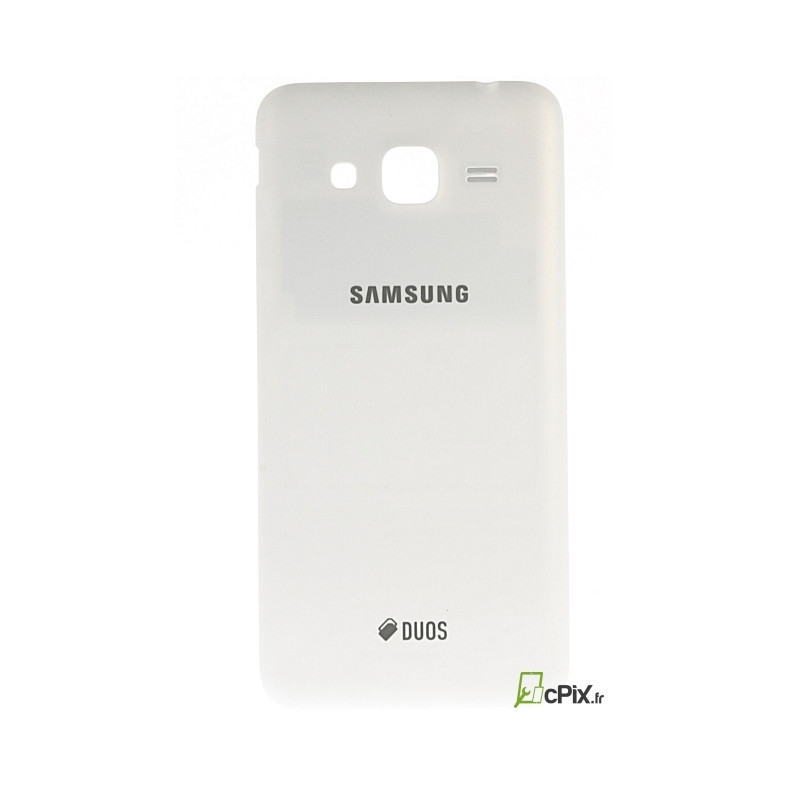 Galaxy J3 2016 SM-J320F : Cache batterie Blanc Officiel Samsung