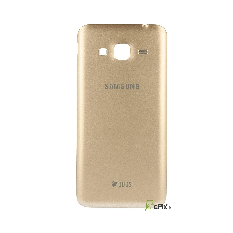 Galaxy J3 2016 SM-J320F : Cache batterie Or Gold Officiel Samsung