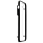 IPHONE 5 / 5S / SE : Coque bumper transparente et noir semi rigide