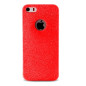 iPhone 5 / 5S / SE : Coque de protection rouge pailletée