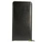 iPhone 6 Plus : Etui rabat vertical en simili cuir noir - accessoire