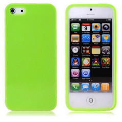 iPhone 5C : Coque Verte en silicone TPU gel