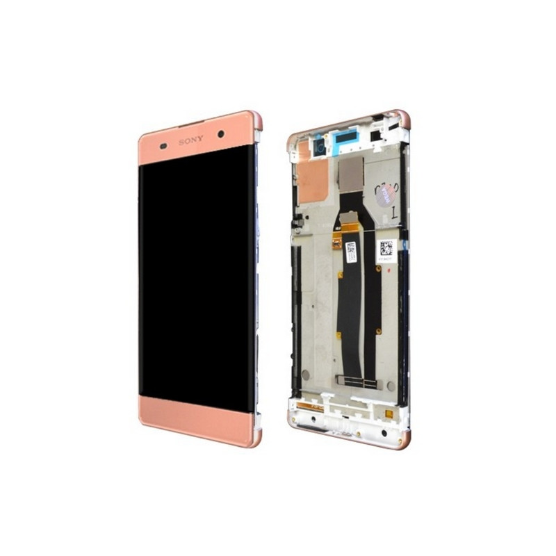 Sony XPERIA XA F3111 : Ecran complet LCD + Vitre tactile Rose + Châssis