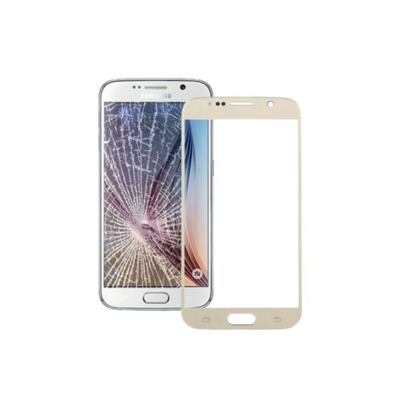 Galaxy S6 SM-G920F : Vitre Or de remplacement