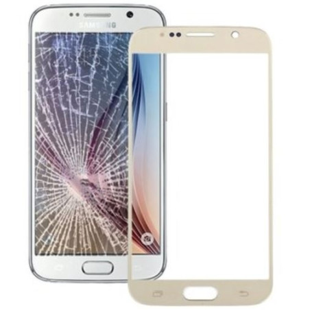 Galaxy S6 SM-G920F : Vitre Or de remplacement