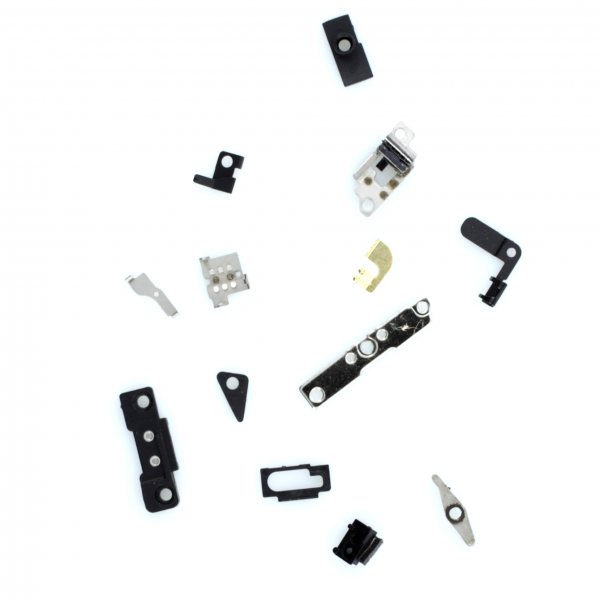  iPhone 4S : Lot de 13 pièces internes pattes de fixations - pièce détachée 