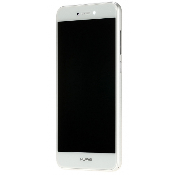 Huawei P8 Lite version 2017 : Complet écran Blanc LCD + vitre tactile + châssis assemblés