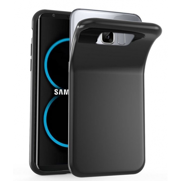 Samsung Galaxy S8 Plus SM-G955F : Coque noire souple TPU silicone