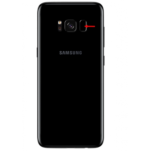 Acheter lecteur empreintes Galaxy S8 et S8 Plus. Bouton arrière Noir