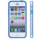  iPhone 5 / 5S / SE : Bumper coloré et transparent - accessoirev