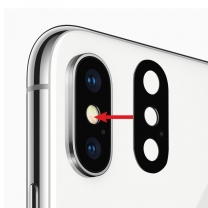 iPhone X : Lentille de protection appareil photo arrière