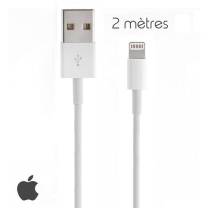 Câble lightning USB Original Apple 2 mètres iPhone iPad