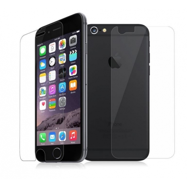 Mobiparts - Apple iPhone 8 Plus Verre trempé Protection d'écran + Protection  arrière - Compatible Coque 4-84107 