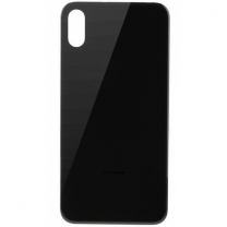 Vitre arrière iPhone X noire, pièce détachée de rechange en verre