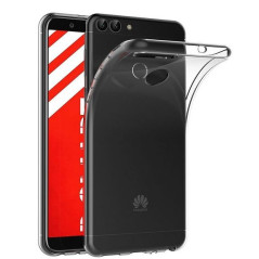 Coque silicone Huawei P Smart (FIG-LX1) transparente TPU pas cher