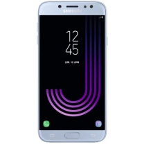 Galaxy J7 2017 (SM-J730F) : Ecran Bleu argent + vitre tactile. Officiel Samsung