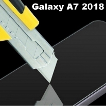 Vitre trempé Galaxy A7 2018 (SM-A750F). Protection contre la casse écran
