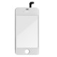  iPhone 4 : Vitre blanche tactile - pièce détachée 